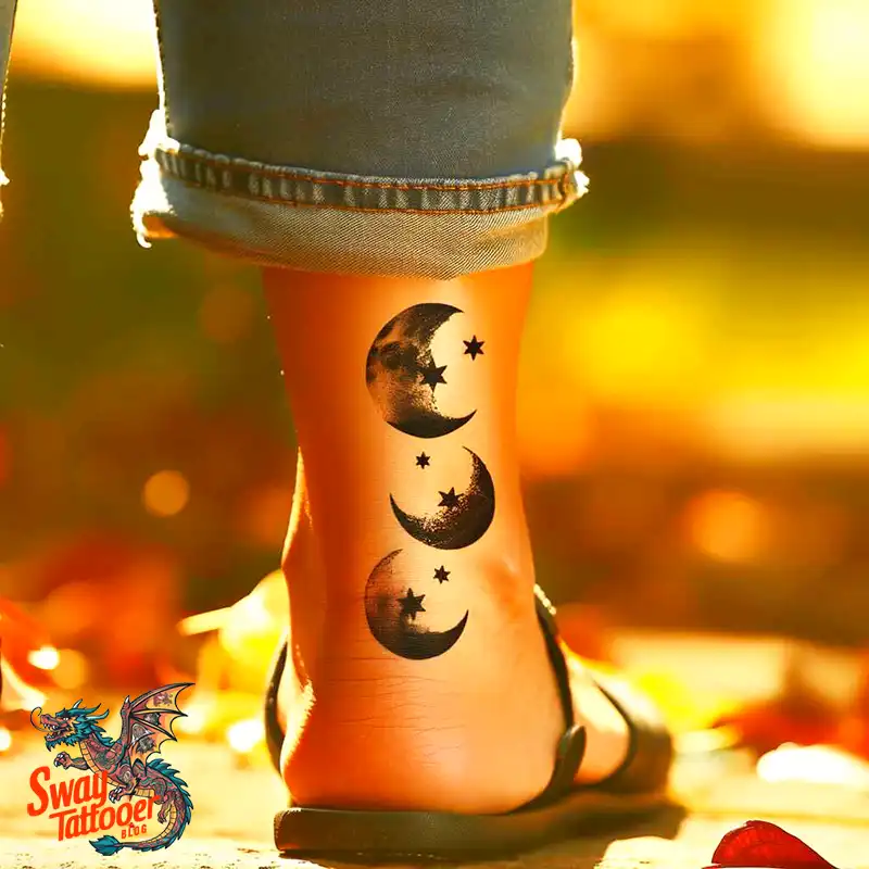 100 Moon Phase Tattoo Designs: Symbolism, and Style 75 moon phase16