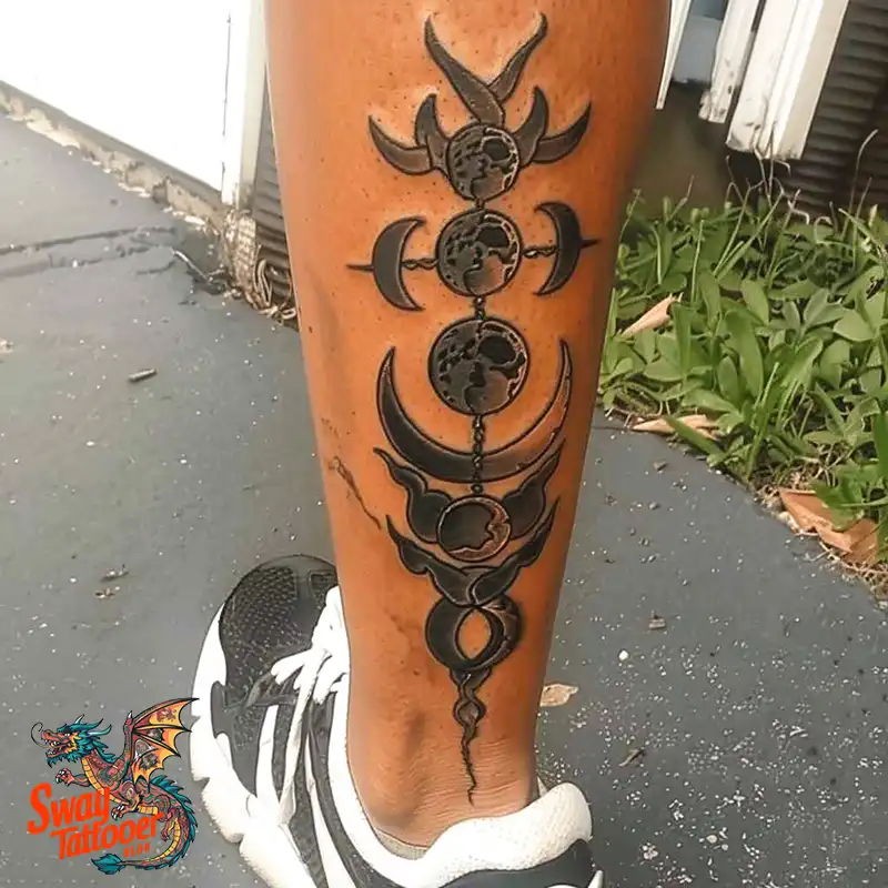 100 Moon Phase Tattoo Designs: Symbolism, and Style 69 Moon Phase Tattoo