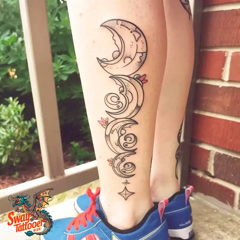 100 Moon Phase Tattoo Designs: Symbolism, and Style 68 Moon Phase Tattoo