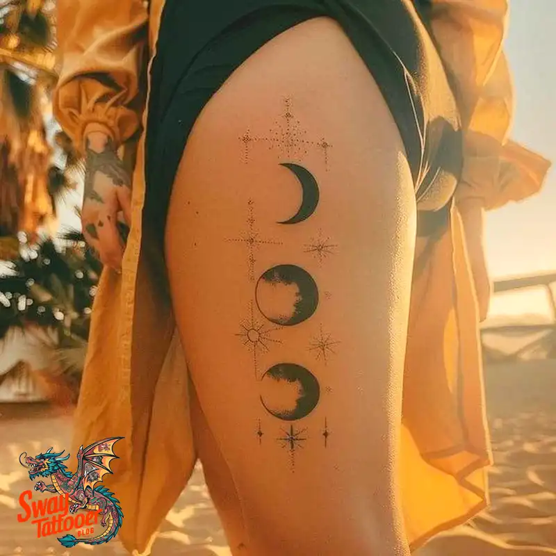 100 Moon Phase Tattoo Designs: Symbolism, and Style 61 Moon Phase Tattoo
