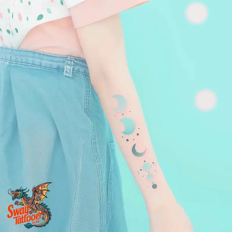 100 Moon Phase Tattoo Designs: Symbolism, and Style 53 Moon Phase Tattoo