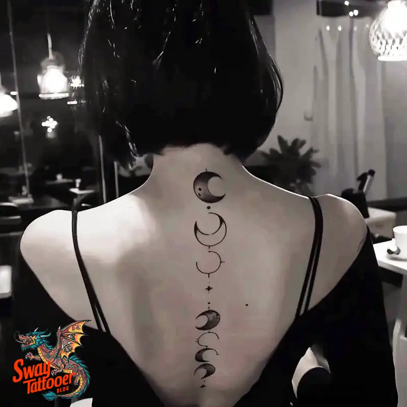 100 Moon Phase Tattoo Designs: Symbolism, and Style 45 Moon Phase Tattoo