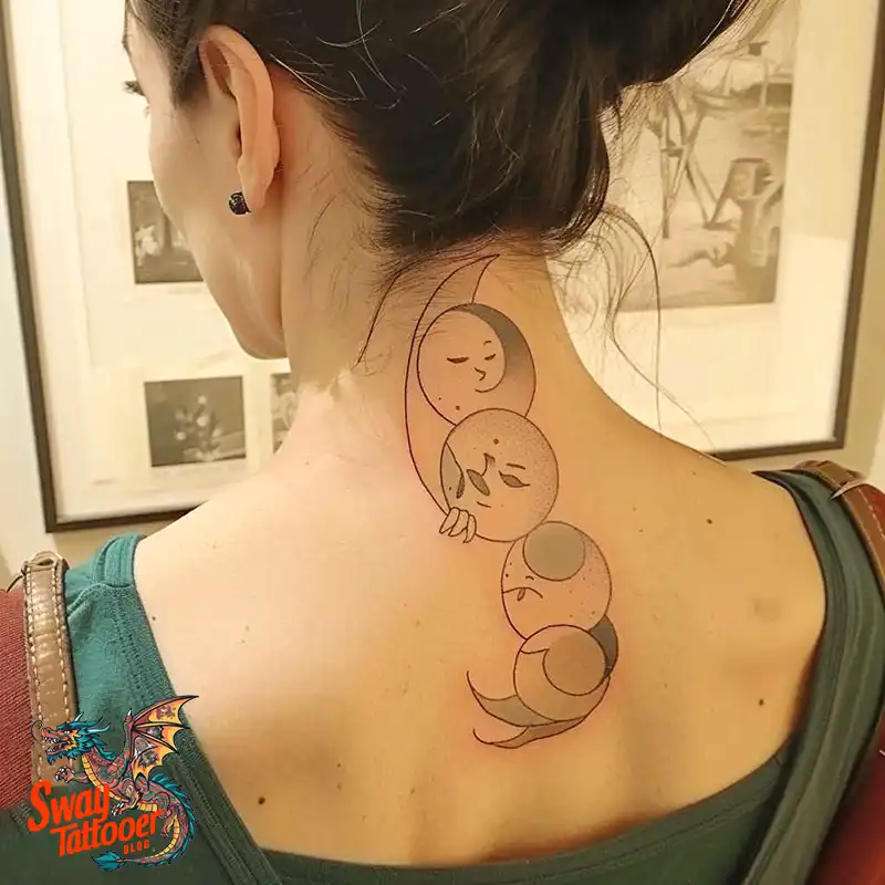 100 Moon Phase Tattoo Designs: Symbolism, and Style 44 Moon Phase Tattoo