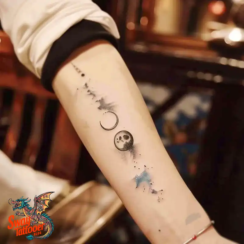 100 Moon Phase Tattoo Designs: Symbolism, and Style 33 Moon Phase Tattoo designs
