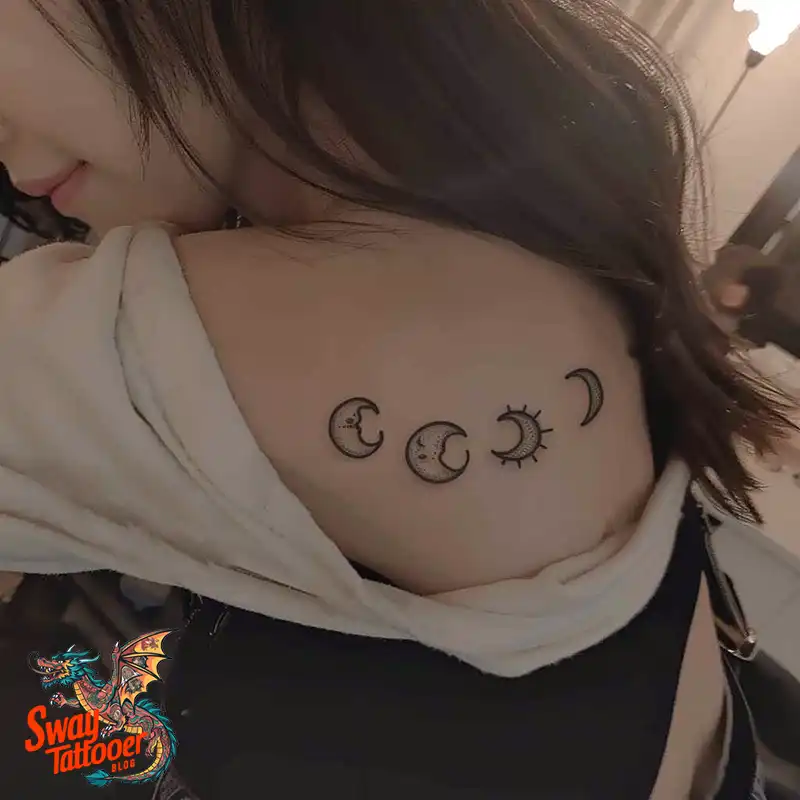 100 Moon Phase Tattoo Designs: Symbolism, and Style 25 Moon Phase Tattoo designs