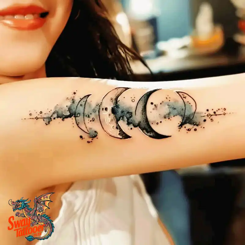 100 Moon Phase Tattoo Designs: Symbolism, and Style 26 Moon Phase Tattoo designs