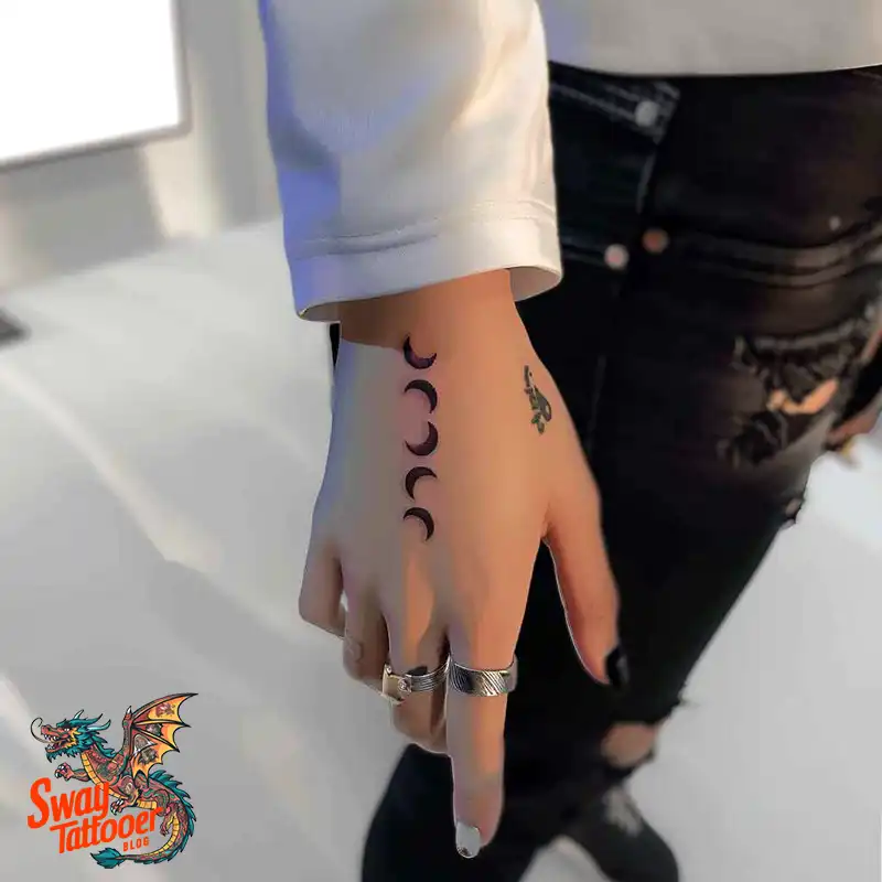 100 Moon Phase Tattoo Designs: Symbolism, and Style 27 Moon Phase Tattoo designs