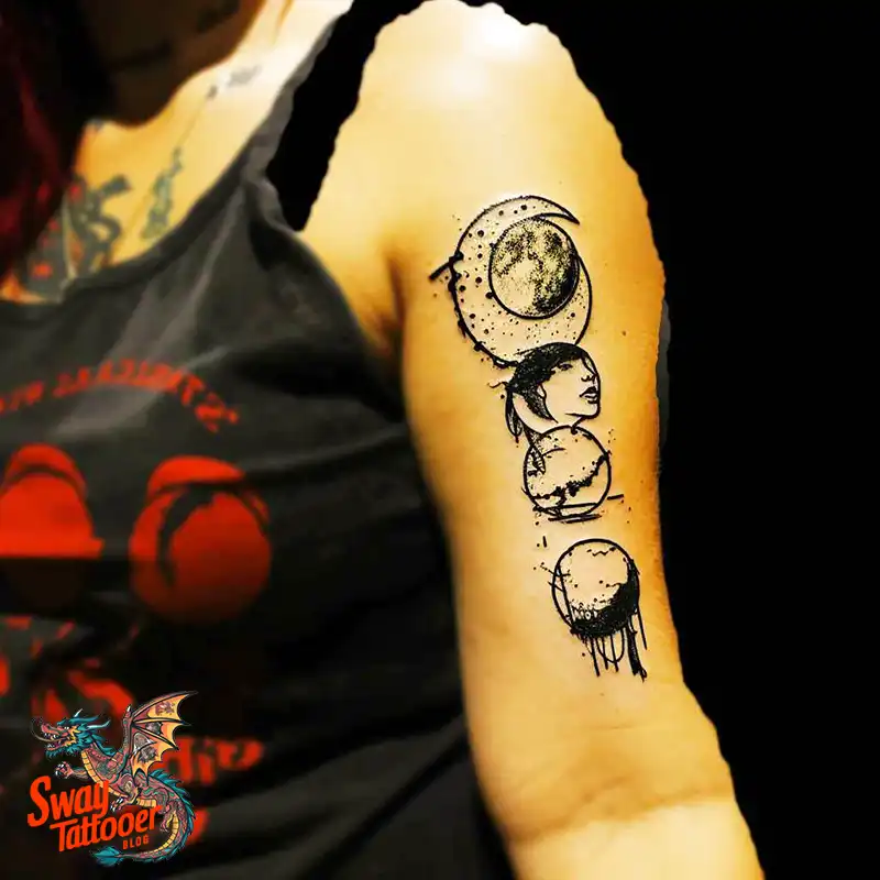 100 Moon Phase Tattoo Designs: Symbolism, and Style 24 Moon Phase Tattoo designs