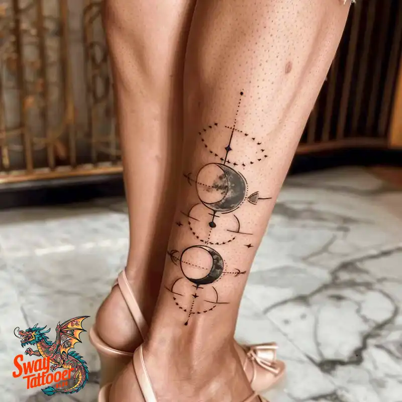 100 Moon Phase Tattoo Designs: Symbolism, and Style 85 moon phase7