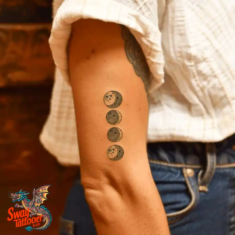 100 Moon Phase Tattoo Designs: Symbolism, and Style 14 Moon Phase Tattoo designs