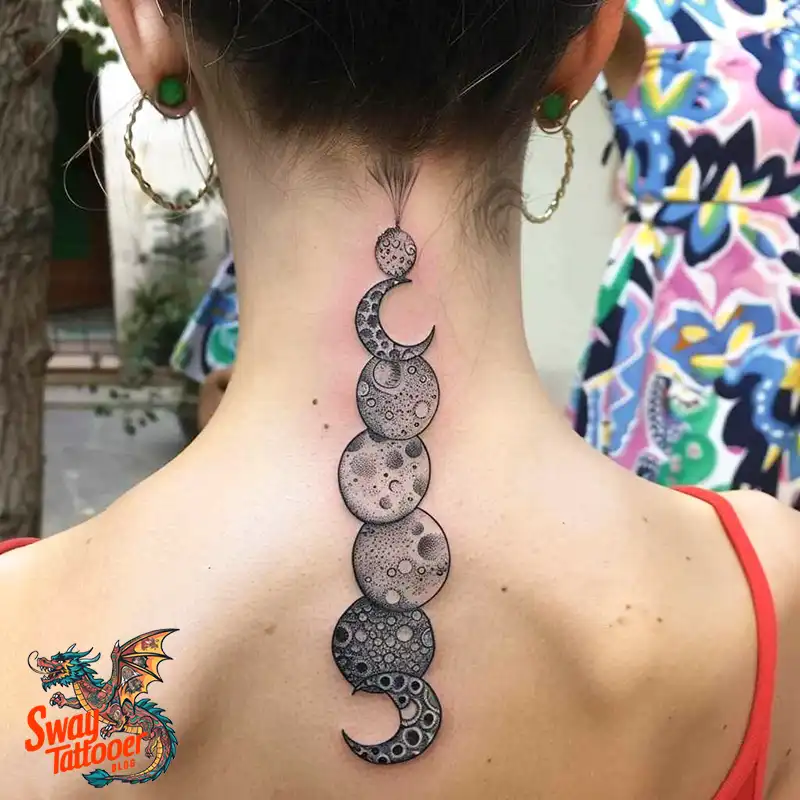 100 Moon Phase Tattoo Designs: Symbolism, and Style 83 moon phase9