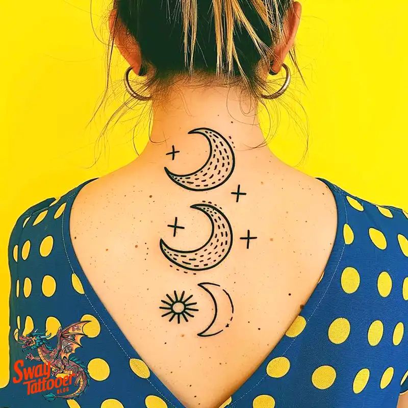100 Moon Phase Tattoo Designs: Symbolism, and Style 2 Moon Phase Tattoo