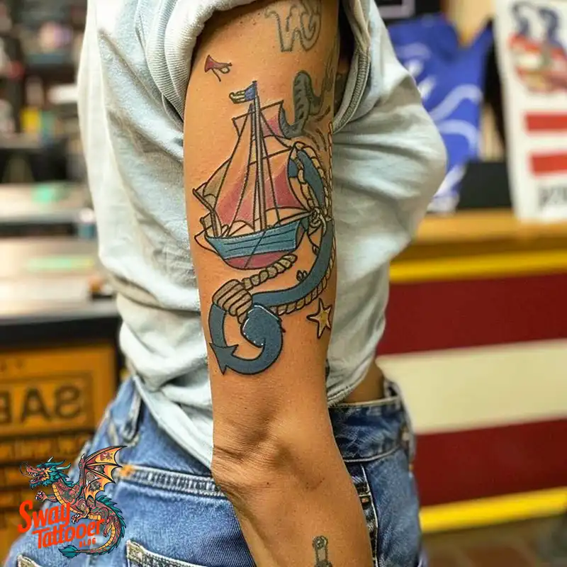 120 Nautical Tattoo Designs and Their Enduring Symbolism 10 Nautical Tattoo design