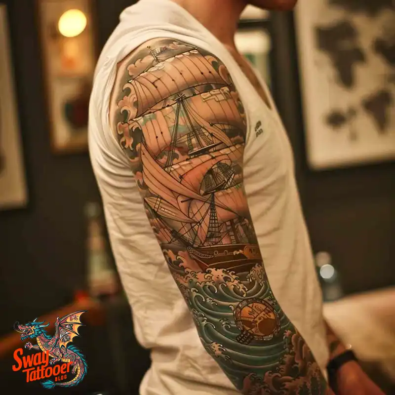 120 Nautical Tattoo Designs and Their Enduring Symbolism 104 nautical17
