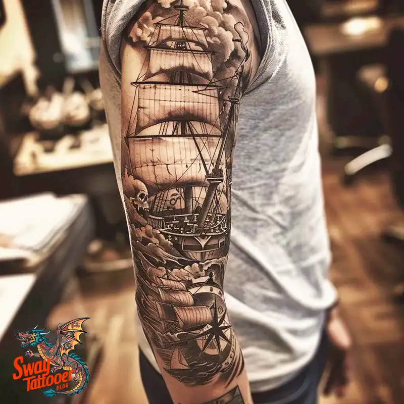 120 Nautical Tattoo Designs and Their Enduring Symbolism 103 nautical18