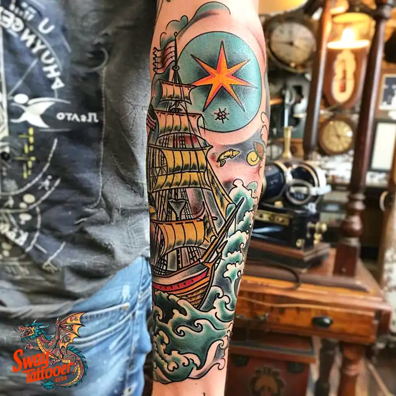 120 Nautical Tattoo Designs and Their Enduring Symbolism 115 nautical5