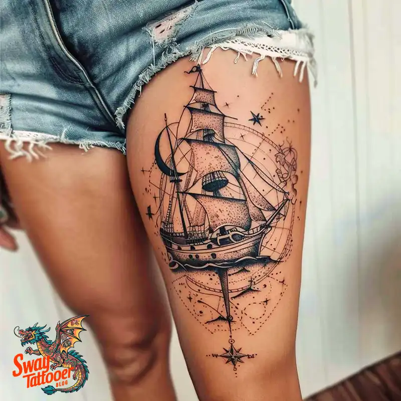 120 Nautical Tattoo Designs and Their Enduring Symbolism 31 Nautical Tattoo design