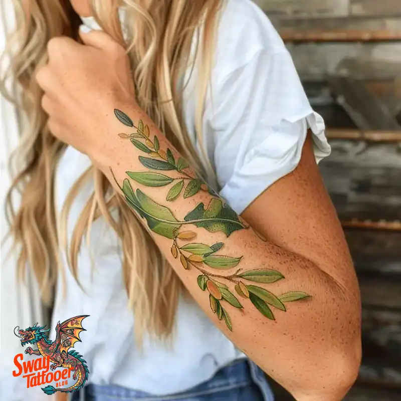 olive branch tattoo