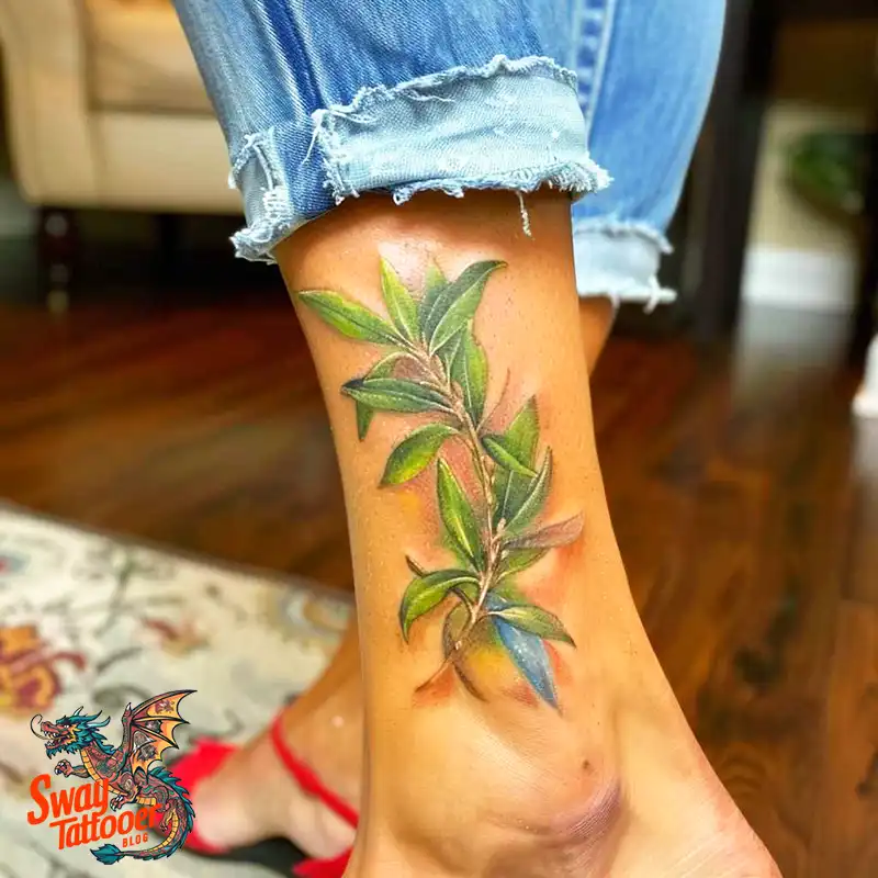 olive branch tattoo
