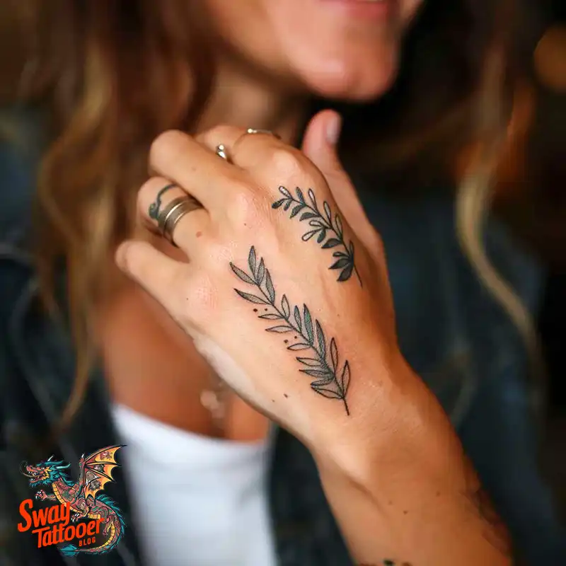 olive branch tattoo