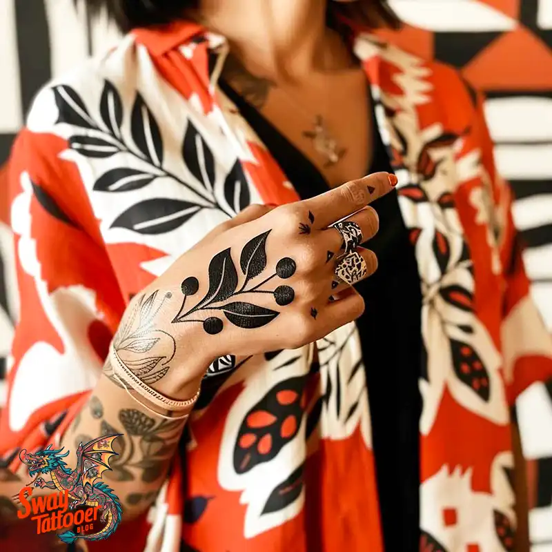 olive branch tattoo design