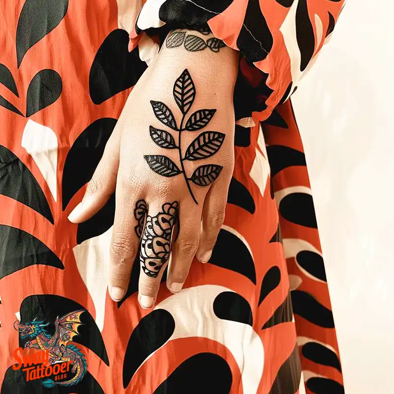 olive branch tattoo design