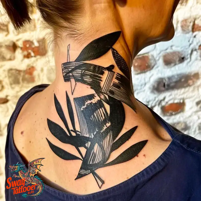 olive branch tattoo design