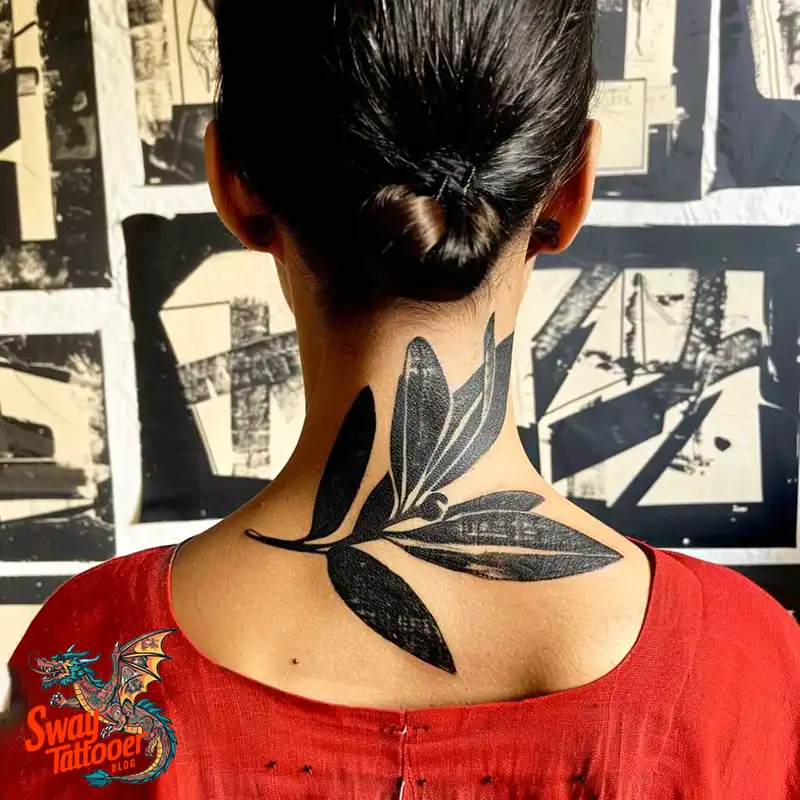 olive branch tattoo design