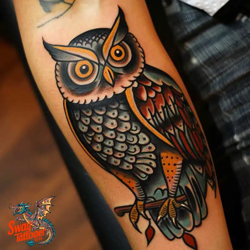 Owl Tattoo Design