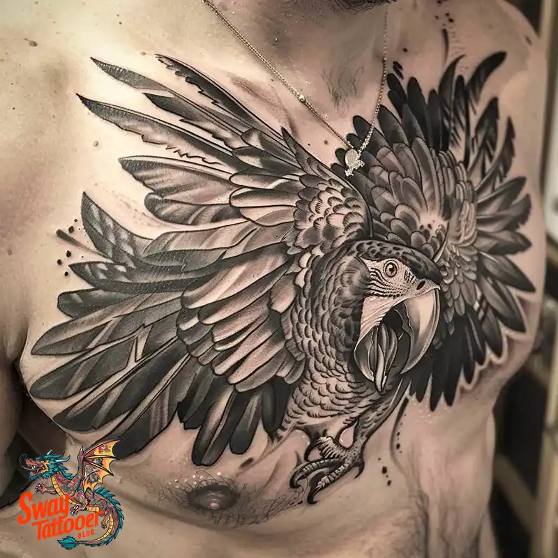 120 Parrot Tattoo Designs, Meanings, Aftercare, & Color Key 101 parrot1