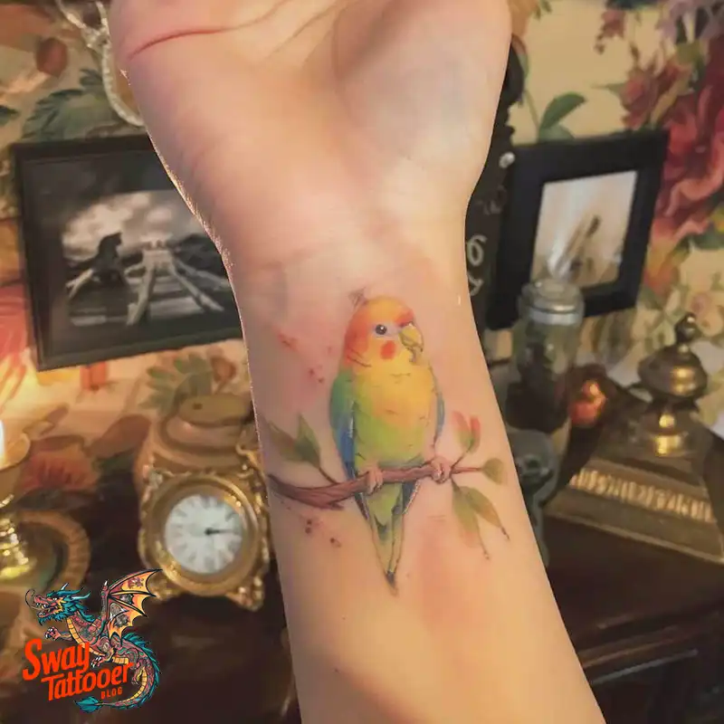 120 Parrot Tattoo Designs, Meanings, Aftercare, & Color Key 16 Parrot Tattoo Design