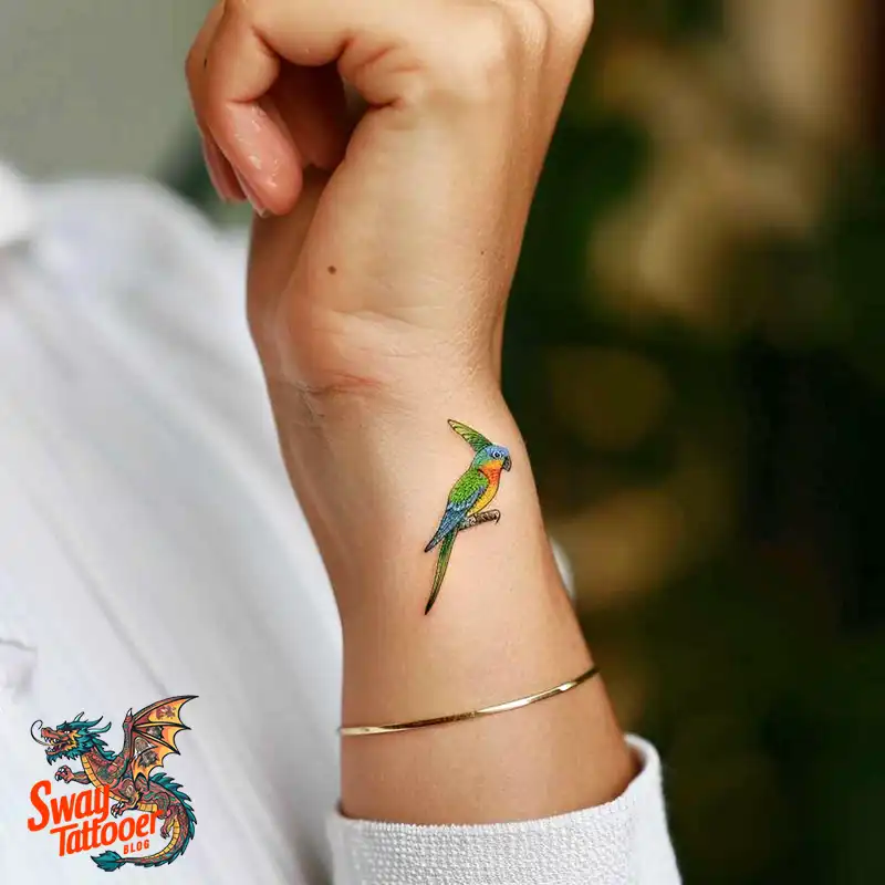 120 Parrot Tattoo Designs, Meanings, Aftercare, & Color Key 15 Parrot Tattoo Design