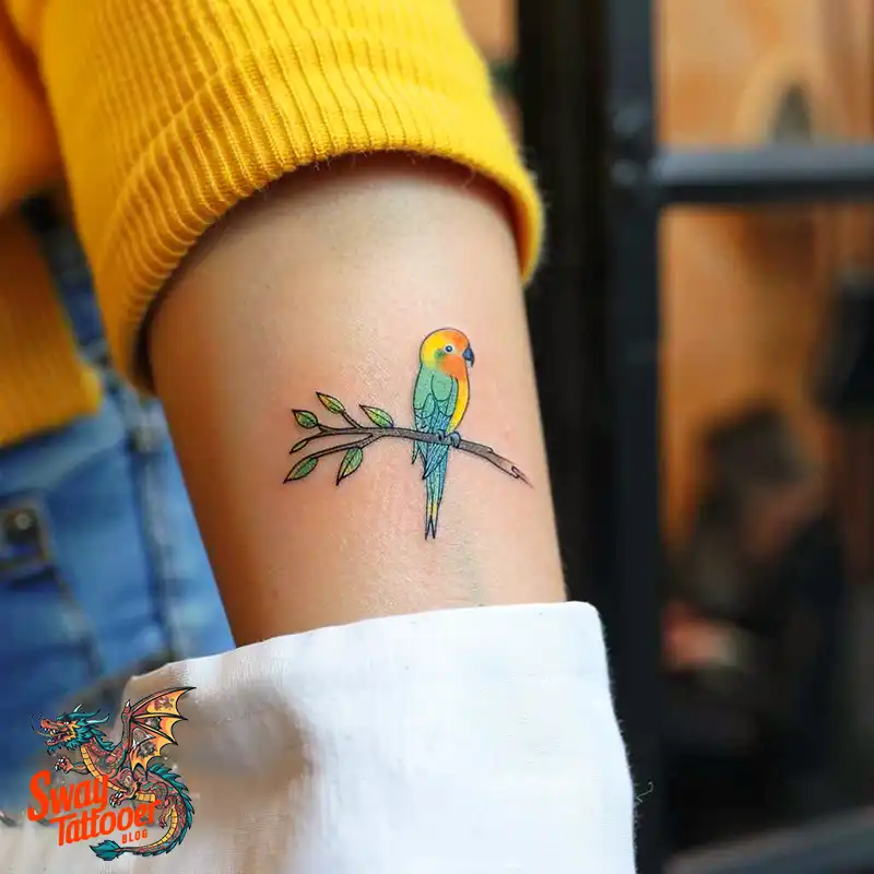 120 Parrot Tattoo Designs, Meanings, Aftercare, & Color Key 13 Parrot Tattoo Design
