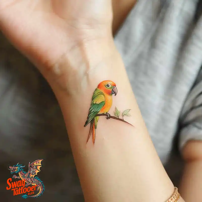 120 Parrot Tattoo Designs, Meanings, Aftercare, & Color Key 12 Parrot Tattoo Design