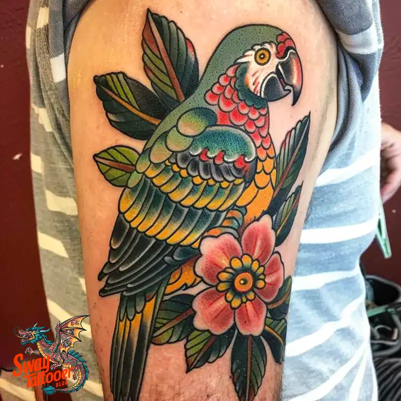 120 Parrot Tattoo Designs, Meanings, Aftercare, & Color Key 73 Parrot Tattoo