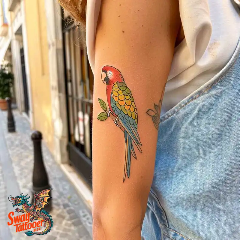 120 Parrot Tattoo Designs, Meanings, Aftercare, & Color Key 61 Parrot Tattoo