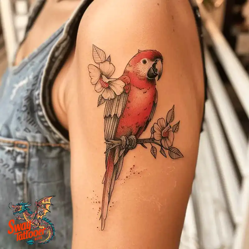 120 Parrot Tattoo Designs, Meanings, Aftercare, & Color Key 58 Parrot Tattoo