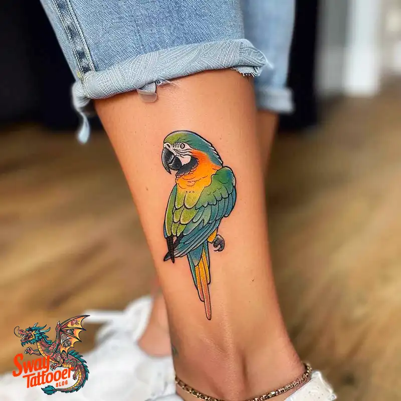 120 Parrot Tattoo Designs, Meanings, Aftercare, & Color Key 56 Parrot Tattoo