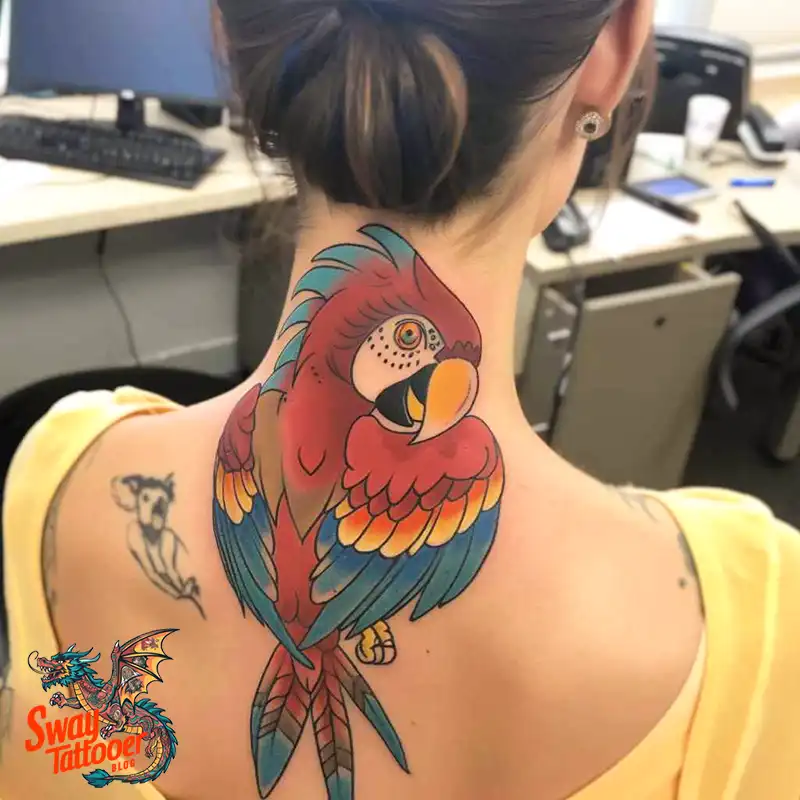120 Parrot Tattoo Designs, Meanings, Aftercare, & Color Key 54 Parrot Tattoo