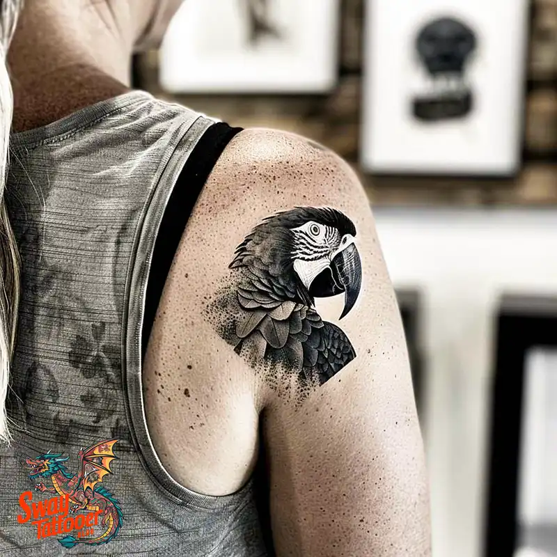 120 Parrot Tattoo Designs, Meanings, Aftercare, & Color Key 43 Parrot Tattoo Design Ideas