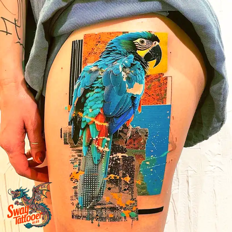 120 Parrot Tattoo Designs, Meanings, Aftercare, & Color Key 47 Parrot Tattoo Design Ideas