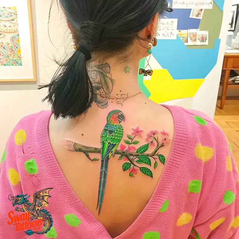 120 Parrot Tattoo Designs, Meanings, Aftercare, & Color Key 33 Parrot Tattoo Design Ideas