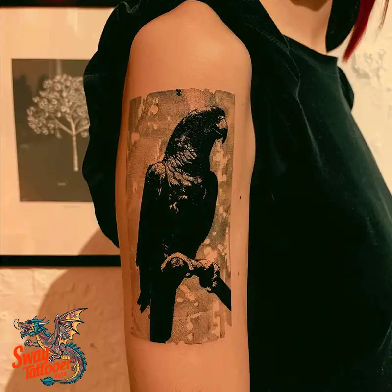 120 Parrot Tattoo Designs, Meanings, Aftercare, & Color Key 26 Parrot Tattoo Design