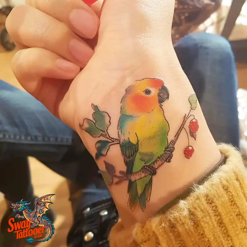 120 Parrot Tattoo Designs, Meanings, Aftercare, & Color Key 19 Parrot Tattoo Design
