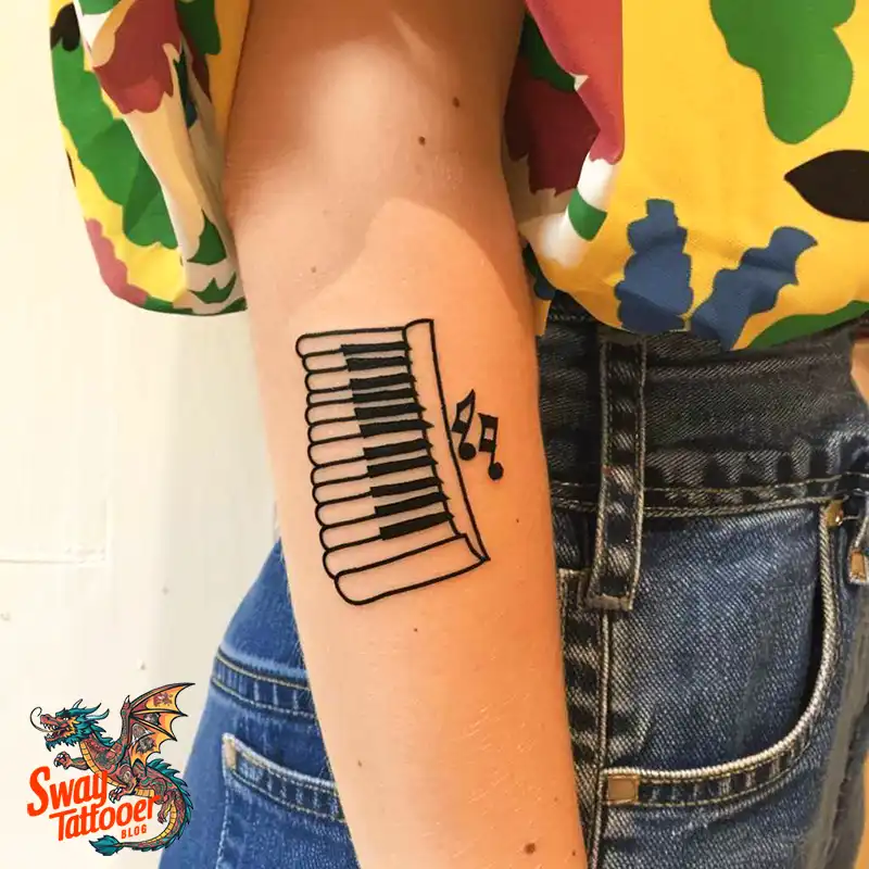 Piano Tattoo