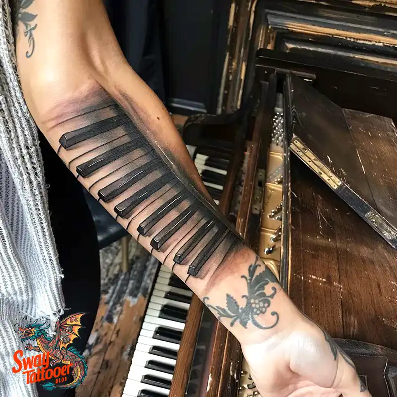 Piano Tattoo Designs