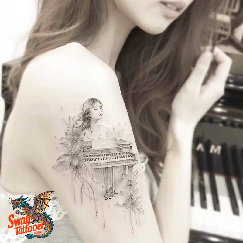Piano Tattoo Designs