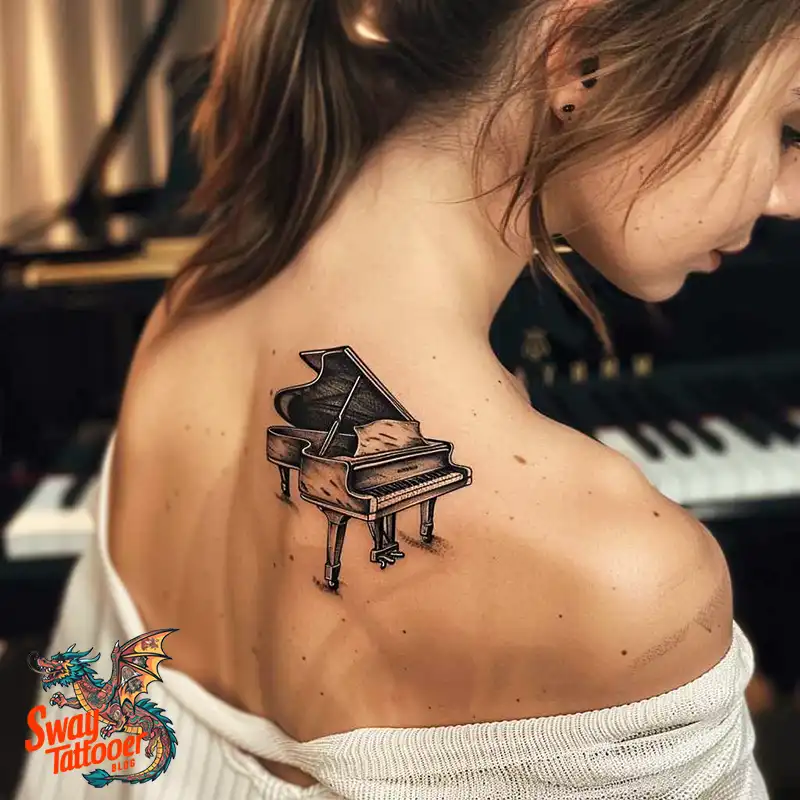 Piano Tattoo Designs