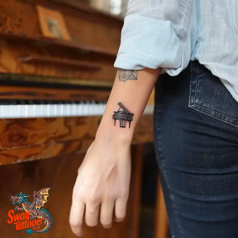 Piano Tattoo Designs