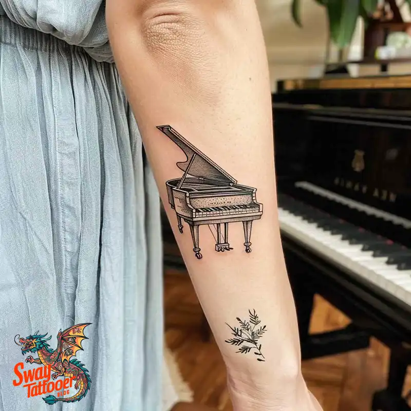 Piano Tattoo Designs